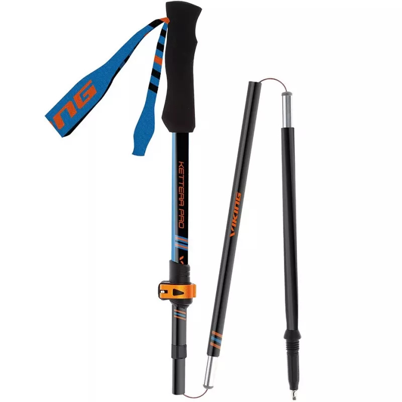 Kijki trekkingowe Viking Kettera Pro – regulowane kijki do nordic walkingu, model 610/22/7712/15/UNI
