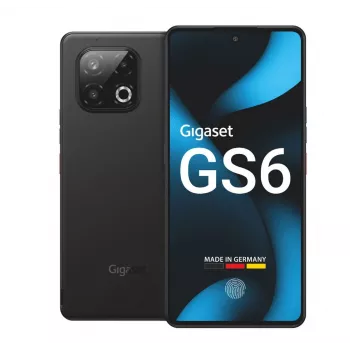 Gigaset GS6 5G Smartphone 8GB/128GB 6,67 OLED 120Hz 64MP Triple Camera Android 15 Czarny
