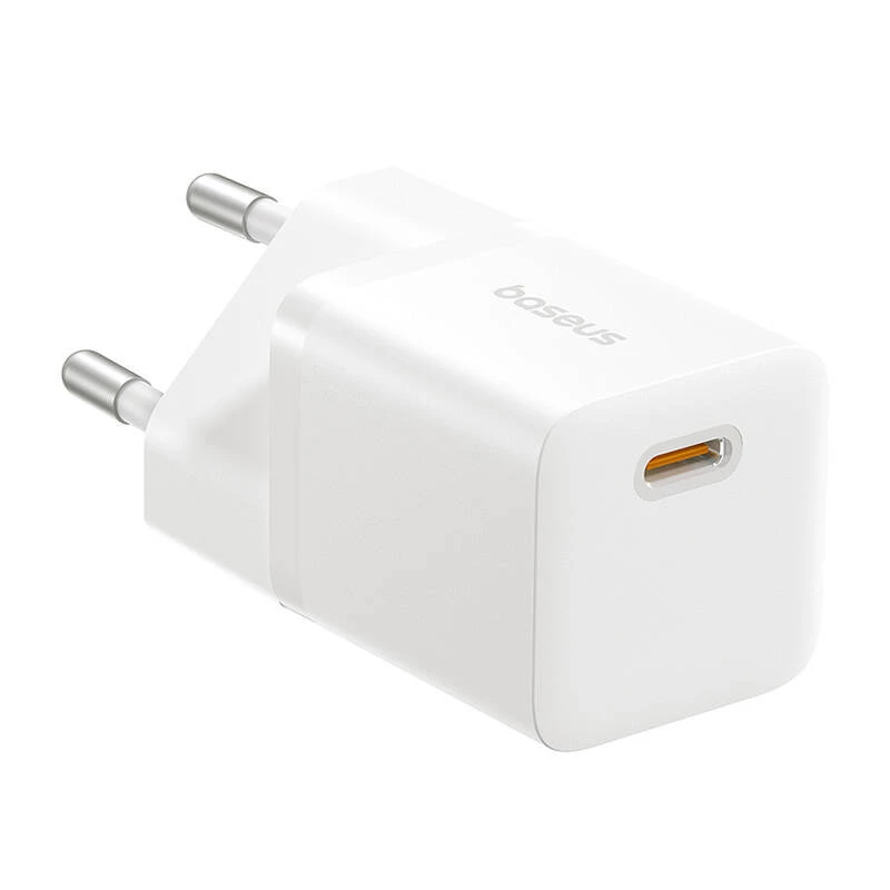 Baseus P10110909213-00 USB-C GaN5 mini 25W mains charger Biały