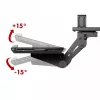 Uchwyt pod biurko na klawiaturę Maclean, regulowany, max. 5 kg, czarny, MC-156 B