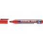 Marker Edding e-360 czerwony — marker do tablic suchościeralnych, podwójna końcówka 1,5 mm i 3 mm