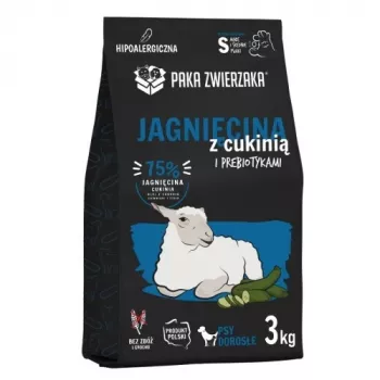 PAKA ZWIERZAKA Jagnięcina z cukinią S - sucha karma dla psów - 3kg