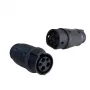 Adapter EV Duosida Typ 2 (żeński) - Typ 1 (męski)