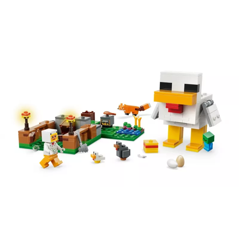 LEGO MINECRAFT 21585 Farmy Kurczaków