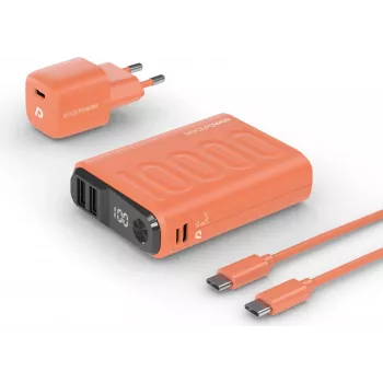 RealPower PB-10000 Lithium Polymer (LiPo) 10000 mAh pomarańczowy (390660)