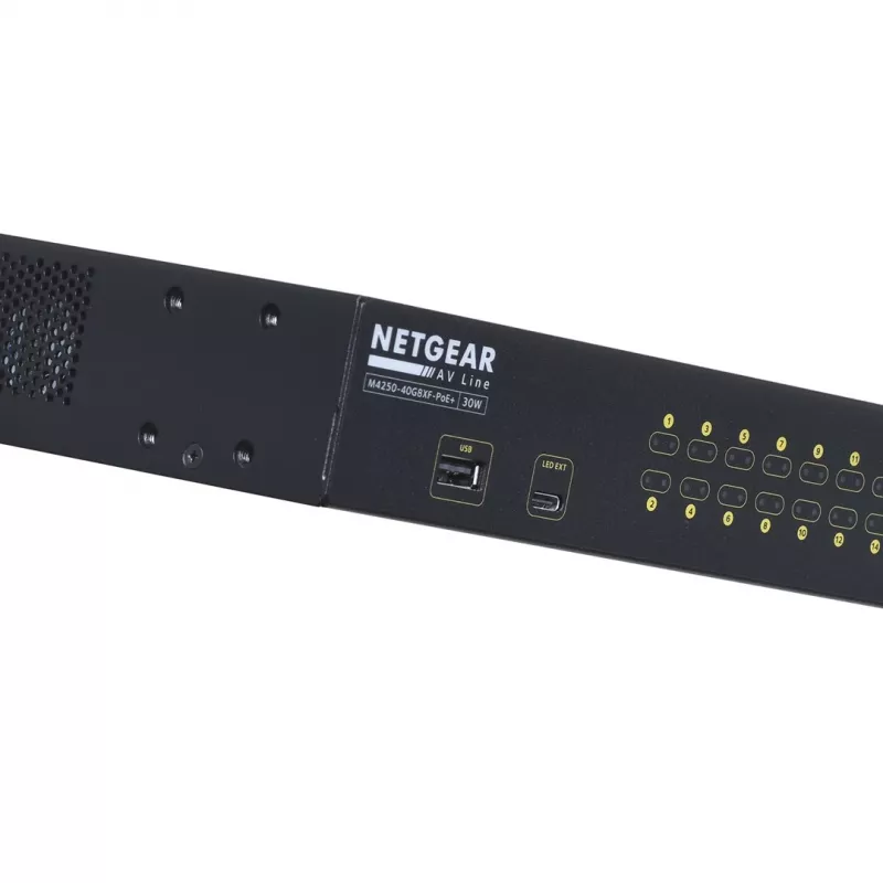 NETGEAR GSM4248PX-100EUS przełącznik sieciowy zarządzalny L2/L3/L4 Gigabit Ethernet (10/100/1000) Power over Ethernet (PoE) czarny