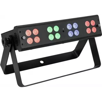 LED bar EUROLITE 16x4W RGB/WW — światło sceniczne/ambientowe, 16 diod LED x 4W, RGB z ciepłą bielą