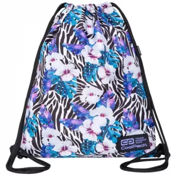 Worek na buty CoolPack Solo Flower Zebra