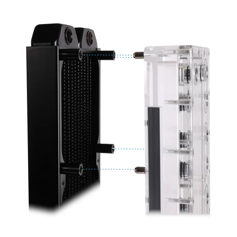Zestaw montażowy Alphacool 15724 czarny stal nierdzewna wysokość 17 mm