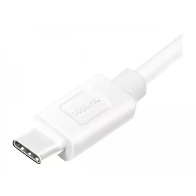 Kabel USB LogiLink CU0175 USB 3.2 Gen 1 1,5m USB A USB C Biały