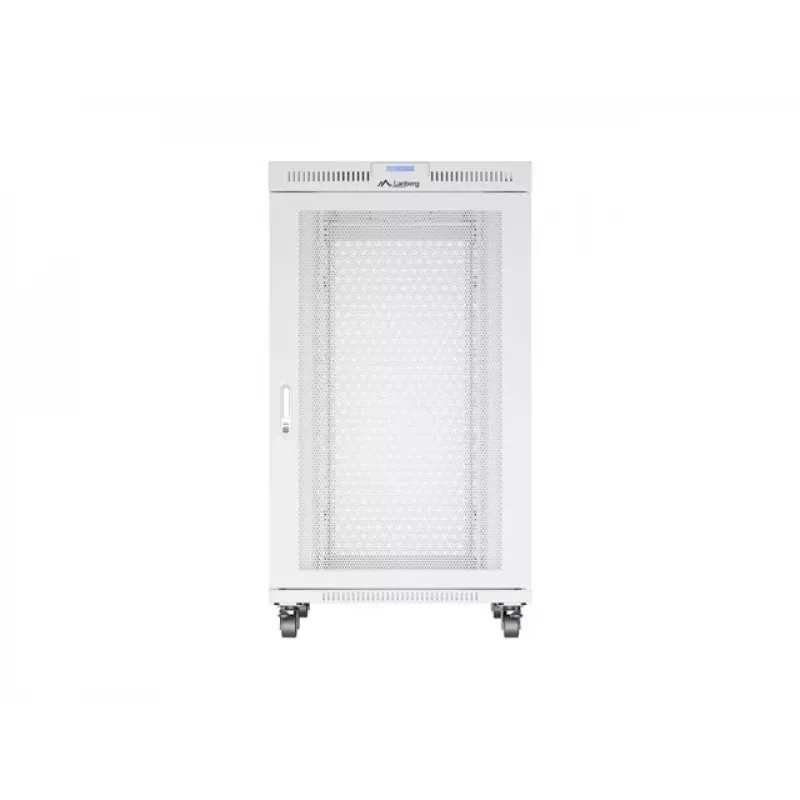 SZAFKA RACK WOLNOSTOJĄCA 19 inch 27U 800X1000 SZARA PERFOROWANE DRZWI LCD LANBERG (PAKOWANIE PŁASKIE)