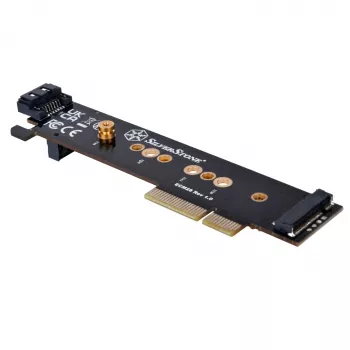 Adapter M.2/SATA Silverstone SST-ECM28, PCIe 4.0, 1x M-Key, 1x SATA