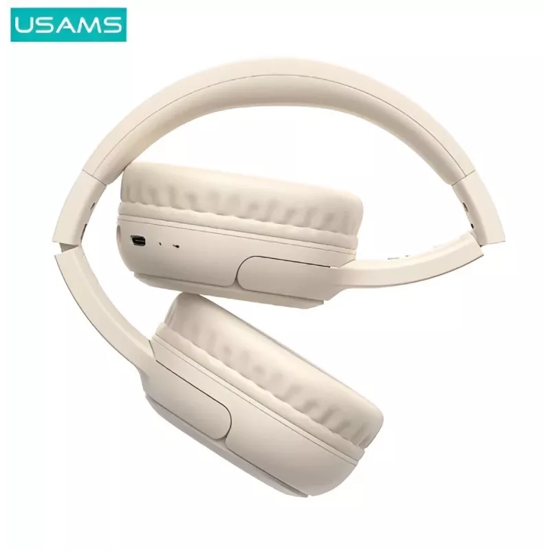 Słuchawki Bluetooth Usams Yun Series TDLYEJYX02 Beżowe