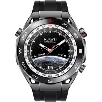 Huawei Watch Ultimate - Smartwatch z paskiem - Uwodorniona guma nitrylowa (HNBR) - Rozmiar nadgarstka: 140-210 mm - Wyświetlacz 3,8 cm (1,5 inch) - NFC, Bluetooth