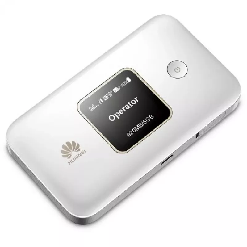 Przenośny router stołowy HUAWEI E5785-92C — dwuzakresowy Wi‑Fi 5, LTE 4G, bateria 1500 mAh, micro-USB, antena wewnętrzna