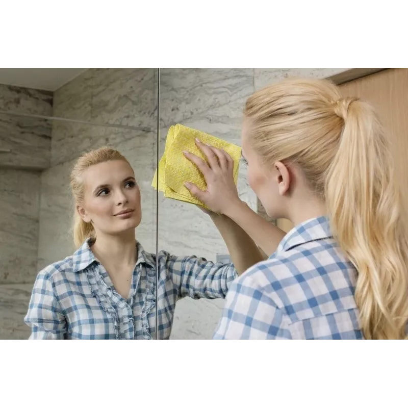 Ściereczka Vileda Actifibre do mycia szkła, żółta