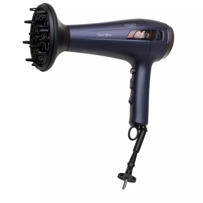 Suszarka z przewodem zwijanym - 2400W + dyfuzor Adler