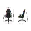 FOTEL GAMINGOWY DLA DZIECKA HUZARO RANGER 6.0 RGB MESH