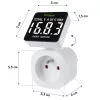 Watomierz energii GreenBlue GB620E do sieci 220 V, maks. 16 A, wtyczkowy monitor mocy/energii