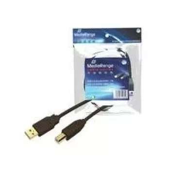 Kabel USB MediaRange MRCS101 1,8 m USB A USB B Czarny