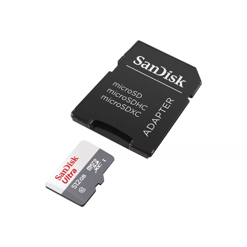 Pamięć flash SanDisk 512GB MicroSDXC UHS-I SDSQUNR-512G-GN6TA