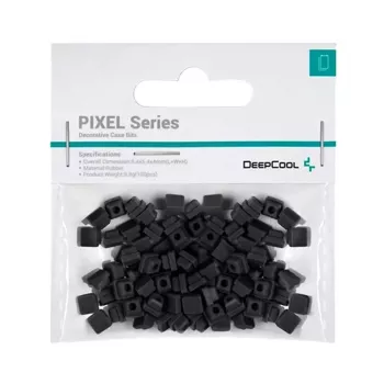 Gumowe mocowania DeepCool PIXEL uniwersalny zestaw 100 szt., czarne, masa całkowita 9,8 g