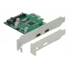 Karta PCI Express DeLOCK x1 na 2 x USB Type-C™ żeński