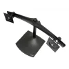 Ergotron DS100 - Podstawa - pozioma - dla 2 wyświetlaczy LCD - Aluminium, Stal - Czarny - Rozmiar ekranu: do 61 cm (do 24 cale)