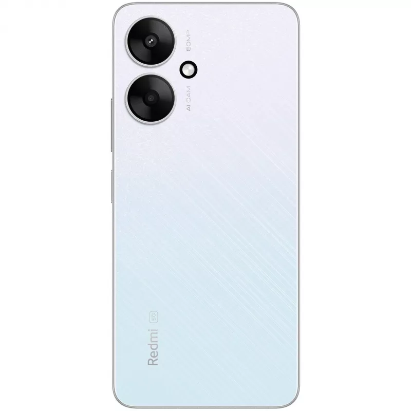 Smartphone Xiaomi Redmi 13C 5G, Wyświetlacz 6,71 cala, 4 GB RAM, 128 GB, Starry srebrny