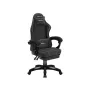 Gaming armchair huzaro Force 3.7 Carbon Czarny — ergonomic, adjustable height 107.5–116.5 cm, 5 wheels, lumbar and neck pillows