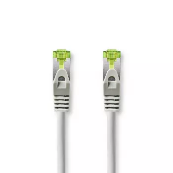 Nedis CCBW85420GY10. Długość kabla: 1 m, Standard kabla: Kabel surowy kat.7, Ekranowanie kabla: S/FTP (S-STP), Złącze 1: RJ-45, Złącze 2: RJ-45 (CCBW85420GY10)