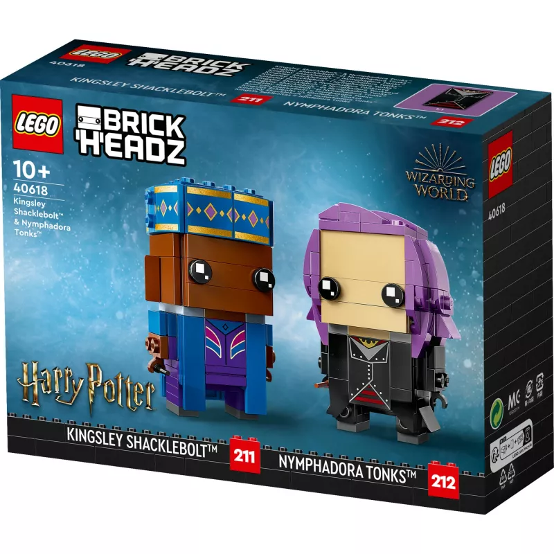 Lego Brickheadz Harry Potter 40618 Kingsley Shacklebolt i Nimfadora Tonks