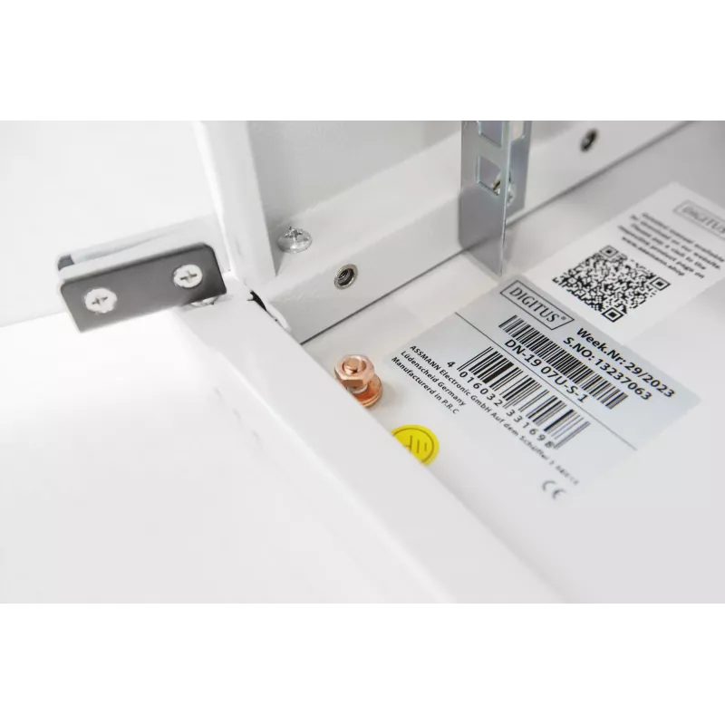 DIGITUS Compact Series DN-19 12-U-S-1 - szafa wisząca - jasnoszary, RAL 7035 - 12U - 48,3 cm (19) (DN-19 12-U-S-1)