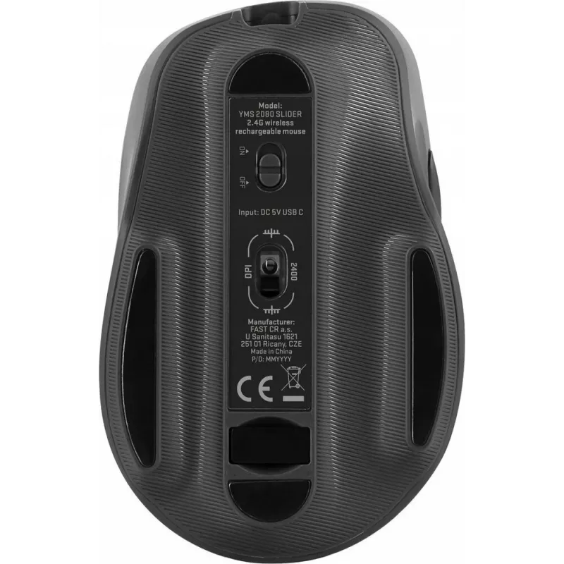 Mysz bezprzewodowa YENKEE YMS 2080GY SLIDER 2.4Ghz