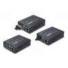 PLANET GT805A konwerter mediów sieciowych 1000 Mbit/s Wielomodowy Czarny
