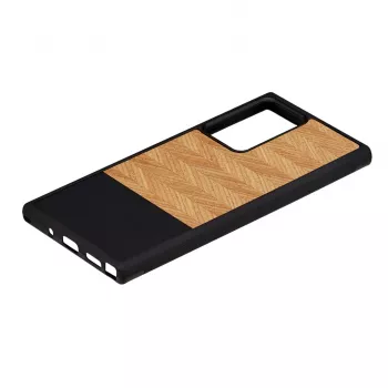 Etui ochronne Man and Wood do Samsung Galaxy Note 20 Ultra — jodełka nero Czarny