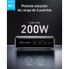 Ładowarka GeNPrime 200W GaN 4xUSB-C 2xUSB-A Czarna