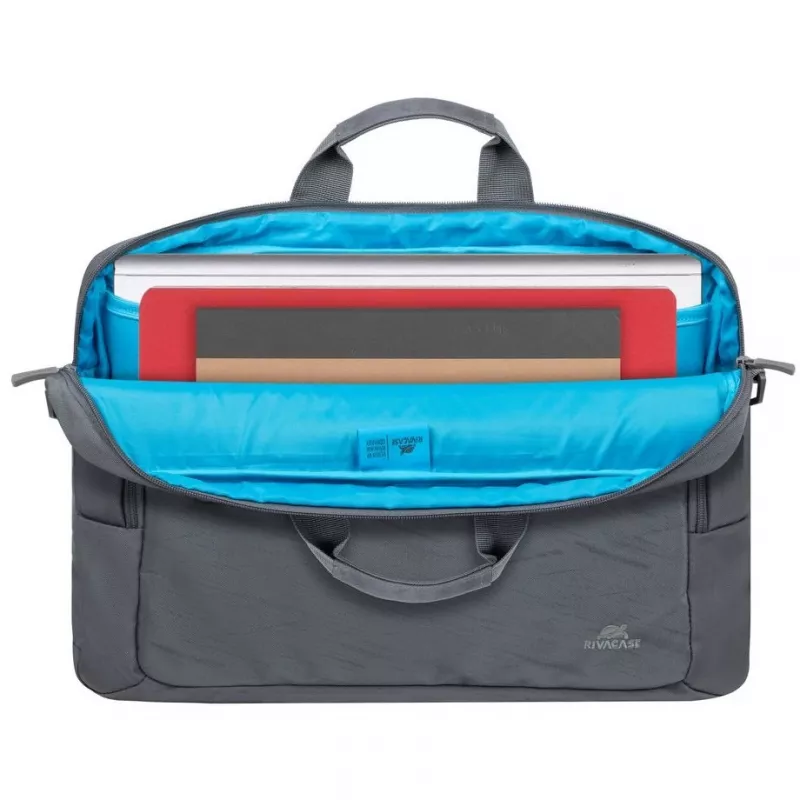 Pokrowiec na laptopa Rivacase Alpendorf Eco do laptopów 16 cali, szary, cienkie etui ochronne