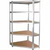 Metalowy regał narożny G9040 40 cm