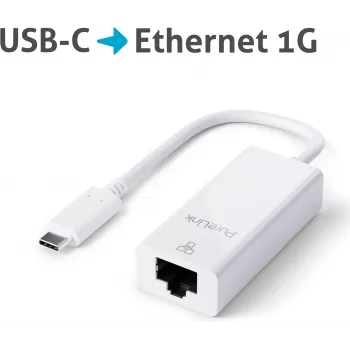 PureLink IS260 Kabel interfejsowy/adapter przejściowy USB-C RJ-45 Biały (IS260)
