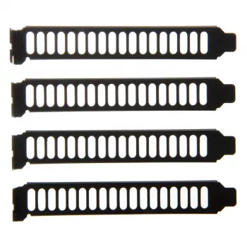 SILVERSTONE Aero Slots panel SST-AEROSLOTS-B — przedni/tylny panel wentylacyjny szczelinowy dla poprawy przepływu powietrza