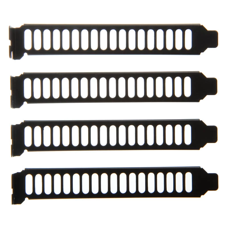 SILVERSTONE Aero Slots panel SST-AEROSLOTS-B — przedni/tylny panel wentylacyjny szczelinowy dla poprawy przepływu powietrza