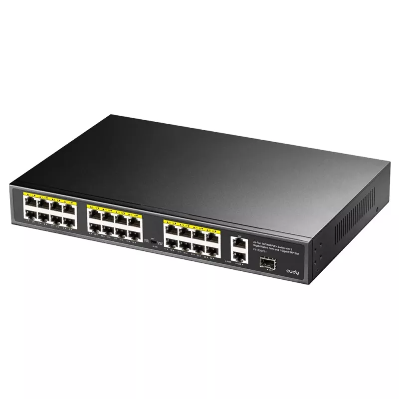 Przełącznik niezarządzalny Cudy FS1026PS1 24 porty Gigabit Ethernet PoE