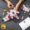 LEGO Star Wars V-19 Torrent Fighter 75432 zestaw konstrukcyjny — 567 sztuk, 3 minifigurki, model do ekspozycji i zabawy