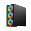 SAVIO Obudowa PC Raptor X1 ARGB Glass/Mesh Czarna
