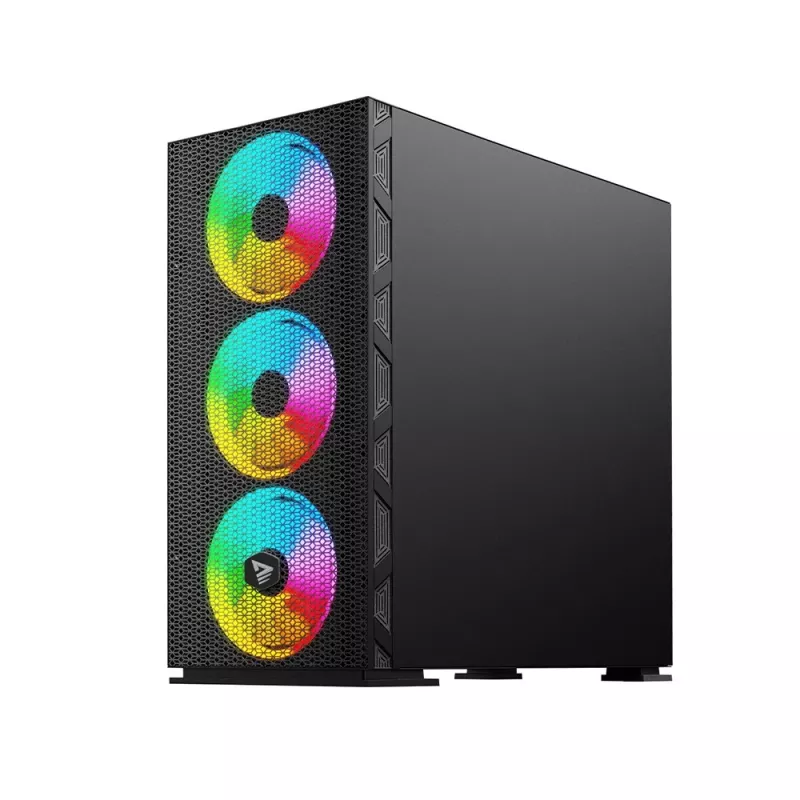 SAVIO Obudowa PC Raptor X1 ARGB Glass/Mesh Czarna
