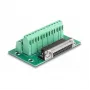 DeLOCK D-Sub 25 pin żeński do listwy zaciskowej na szynę DIN 51mm x 86mm x 30mm