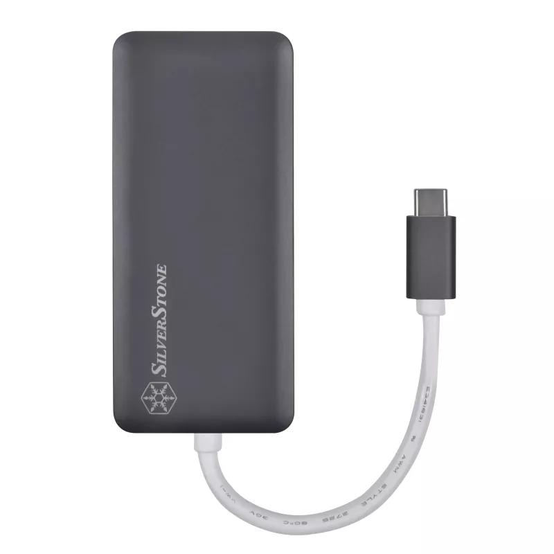 SilverStone SST-EP14C - USB 3.1 Type-C Gen1 na HDMI, 3x USB 3.1 Gen 1 Type-A, 1x USB 3.1 Gen 1 Type-C (ładowanie PD 2.0) (SST-EP14C)
