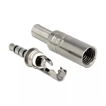 Złącze przewodowe DeLOCK 65546 3.5 mm Srebrne