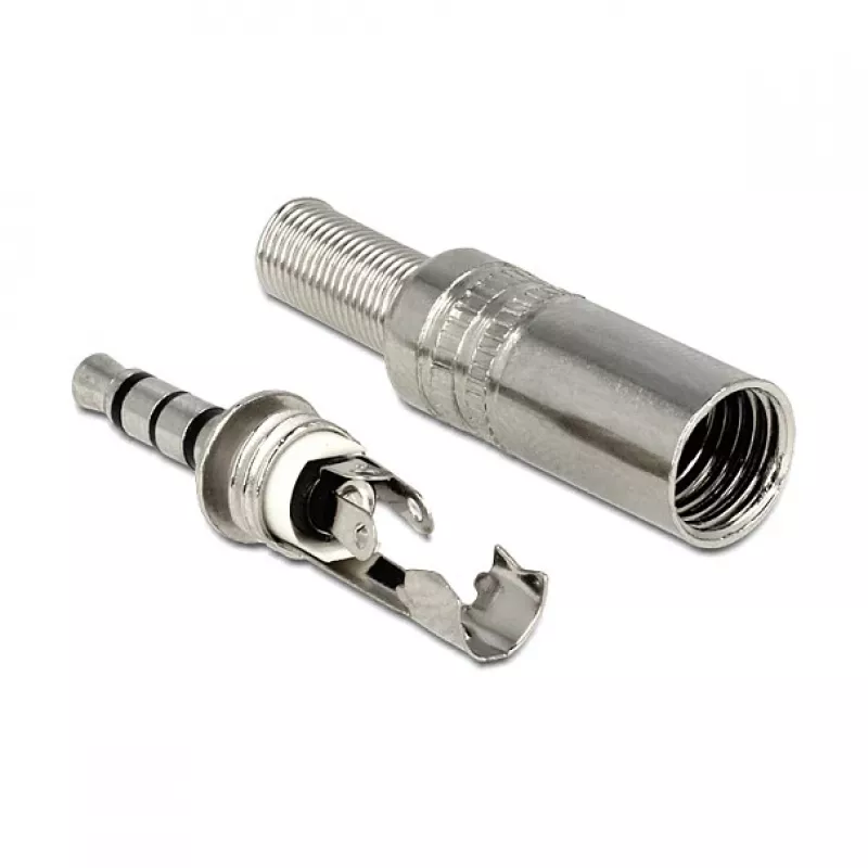 Złącze przewodowe DeLOCK 65546 3.5 mm Srebrne